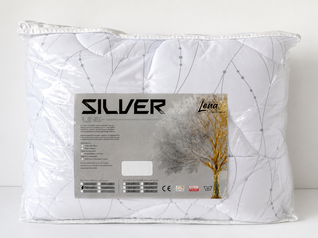 Kołdra Silver Line 160×200 cm – Antyalergiczna, Całoroczna